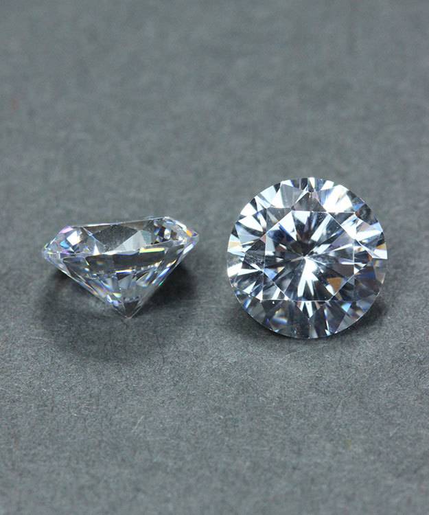 CZRD8 = Cubic Zirconia Round 8.0mm (Pkg of 2)