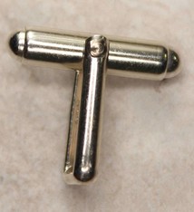 443S-02 = Cuff Link Back Sterling Silver (Each)