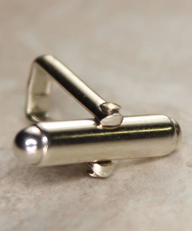 443S-02 = Cuff Link Back Sterling Silver (Each)