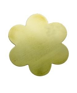 MSBR40724 = BRASS SHAPE - FLOWER 1-5/16'' 24ga (Pkg of 6)