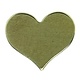 MSBR70224 = Brass Shape - Heart 11 x 13mm (Pkg of 10)