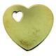 MSBR71024 = Brass Shape - Heart with Cutout Heart 15 x 16mm (Pkg of 6)