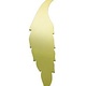 MSBR57124 = BRASS SHAPE - LEAF 2-5/16''  24ga (Pkg of 6)