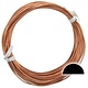 CHRW16 = Copper Wire Half Round 16ga 1.30mm Soft (Approx. 60ft)