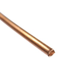 CRW06 = Copper Round Wire 6 Gauge / 4.10 mm  (By the Foot)