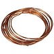 CRW06 = Copper Round Wire 6 Gauge / 4.10 mm  (By the Foot)