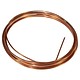 CRW08 = Copper Round Wire 8 Gauge / 3.20 mm  (By the Foot)
