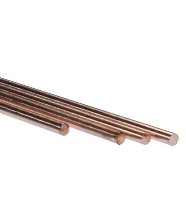 CRWR11 = Copper Round Rod 12'' 3/32'' diameter (Pkg of 4)