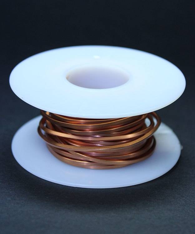 CSW14H = Copper Square Wire 14ga 1.63mm Soft (Approx. 15ft) 1/2 hard