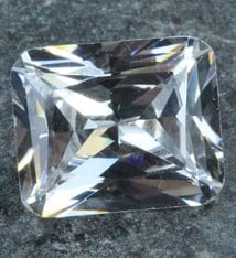 CZEM12X10 = Cubic Zirconia Emerald Shape 12x10mm (Pkg of 2)