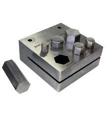 DA2405 = Hexagon Disc Cutter Set of Six Sizes 8mm to 18mm