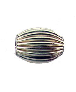 ABF-OC2 = Corrugated Oval Bead Gold Filled 4 x 6.7mm (Pkg of 5)