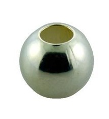 ABSF-07 = Seamless Bead Silver Filled 7.0mm Polished (Pkg of 10)