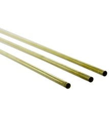 BRT01 = ROUND TUBE BRASS .014'' WALL 12'' LONG 1/16'' OD card of 3pcs
