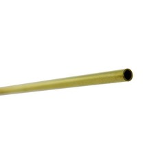 BRT03 = ROUND TUBE BRASS.014'' WALL 12'' LONG 1/8'' OD