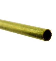 BRT06 = ROUND TUBE BRASS .014'' WALL 12'' LONG 7/32'' OD