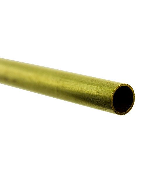 BRT06 = ROUND TUBE BRASS .014'' WALL 12'' LONG 7/32'' OD