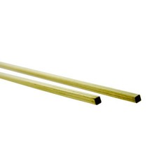 BST01 = SQUARE TUBE BRASS .014 WALL 12'' LONG 1/16'' OD card of 2pcs