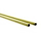 BST02 = SQUARE TUBE BRASS .014 WALL 12'' LONG 3/32'' OD card of 2pcs