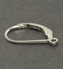 428S-02 = Leverback with Ring Sterling Silver (Pkg of 6)