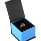 DBX4050 = Deluxe Magnetic Blue/Black Ring Box 1-7/8'' x 2-1/4'' x 1-1/2'' (Each)