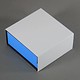 DBX4051 = Deluxe Magnetic Blue/Black Combination Box 3-3/8'' x 3-3/8'' x 1-3/8'' (Each)