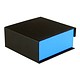 DBX4051 = Deluxe Magnetic Blue/Black Combination Box 3-3/8'' x 3-3/8'' x 1-3/8'' (Each)