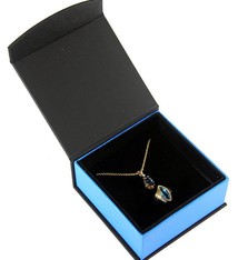 DBX4051 = Deluxe Magnetic Blue/Black Combination Box 3-3/8'' x 3-3/8'' x 1-3/8'' (Each)