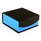 DBX4051 = Deluxe Magnetic Blue/Black Combination Box 3-3/8'' x 3-3/8'' x 1-3/8'' (Each)