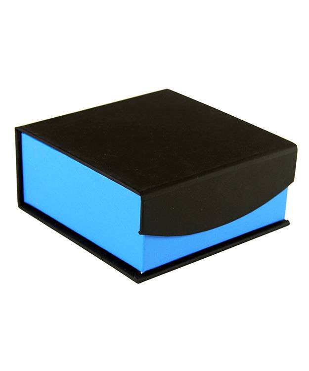 DBX4051 = Deluxe Magnetic Blue/Black Combination Box 3-3/8'' x 3-3/8'' x 1-3/8'' (Each)