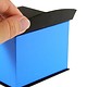 DBX4052 = Deluxe Magnetic Blue/Black Watch Box 4'' x 4'' x 2-1/4'' (Each)