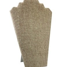 DCH3601 = Burlap Necklace Easel 8-1/4'' wide x 12'' high
