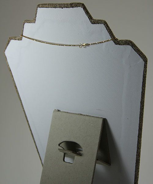 DCH3601 = Burlap Necklace Easel 8-1/4'' wide x 12'' high