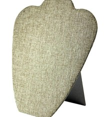 DCH3674 = Burlap Necklace Easel Display 7-5/8''W x 8-1/4''H (Pkg/3)