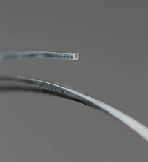 SSW16 = Square Sterling Wire 1.3mm 16ga Dead Soft (Sold per foot)