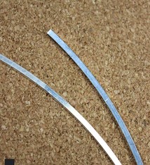 SSW12 = Square Sterling Wire 2.0mm 12ga Dead Soft (Sold per foot)