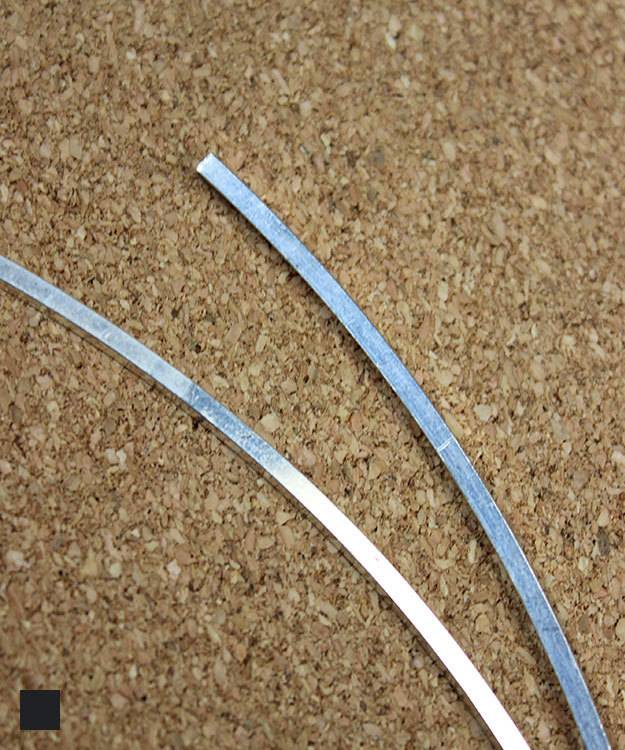 SSW12 = Square Sterling Wire 2.0mm 12ga Dead Soft (Sold per foot)