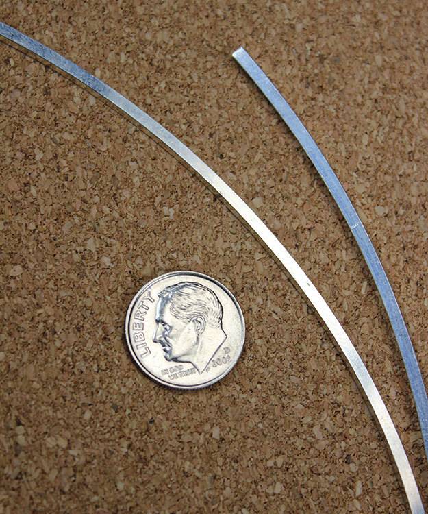 SSW12 = Square Sterling Wire 2.0mm 12ga Dead Soft (Sold per foot)