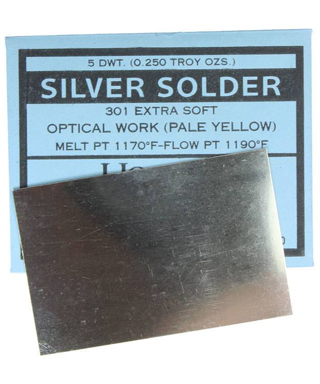 SSSXE = Silver Sheet Solder Extra Easy 5dwt (1/4oz)