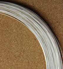 SRW20 = Round Sterling Wire 20ga (0.8mm)  Dead Soft (Sold per foot)