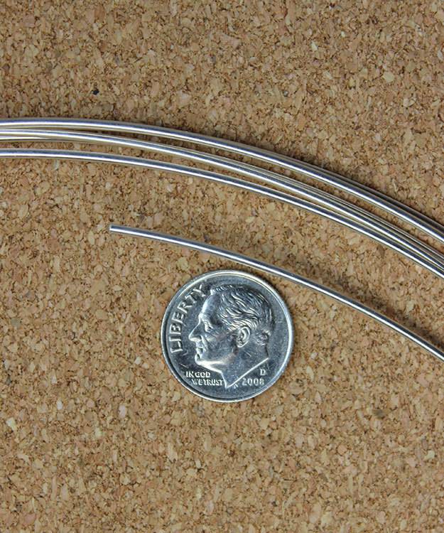 SRW16 = Round Sterling Wire 16ga (1.3mm) Dead Soft (Sold per foot)