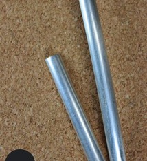 SHRW02 = Half Round Sterling Wire 6.5x3.25mm  2ga  Dead Soft (Sold per foot)