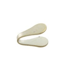 500-3 = Flat Chain End 3mm Wide 14K Gold