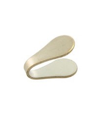 500-3.5 = Flat Chain End 3.5mm Wide 14K Gold