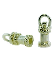 503SP-30 = SILVER PLATED REVOLVING FINDING 2mm ID (Pack of 4)