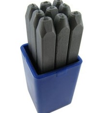 PN934 = 1.5mm San Serif Numbers Punch Set 0-9