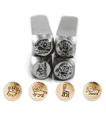 PN6993 = Impressart Design Stamp Pack ''Stick Zoo Animals'' - 4pcs