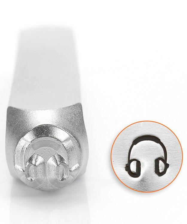 PN6548 = ImpressArt Design Stamp - Headphones 6mm