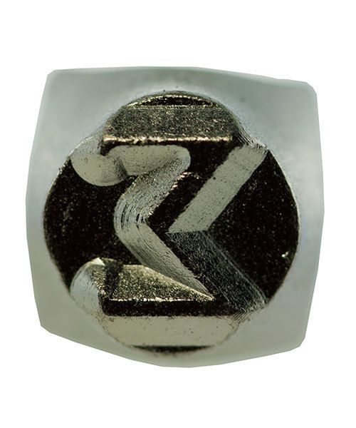 PN6499 = ImpressArt Design Stamp - Greek letter SIGMA 6mm