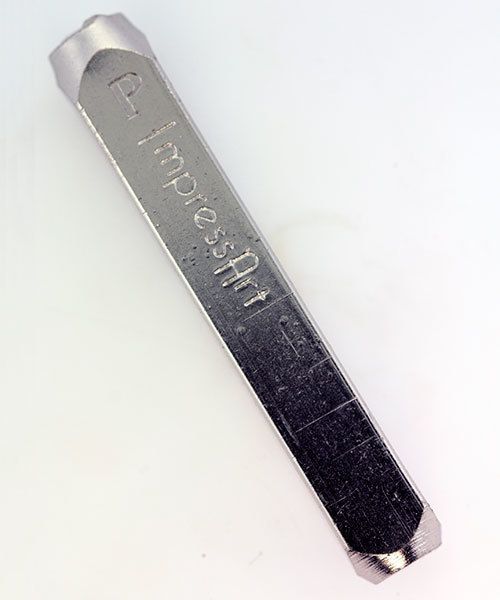 PN6498 = ImpressArt Design Stamp - Greek letter RHO 6mm